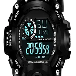 Hala Men Solid Round Tang Regular Digital Watch image 4