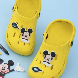 Yellow Bee Boys Disney Mickey Mouse Clogs-11