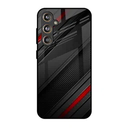 QRIOH Geometric Printed Sleek & Lightweight Silicone Samsung Galaxy F55 5G Glass Back Case-picture-32