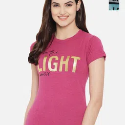 Dreambe Women Typography Printed T-shirt-picture-24