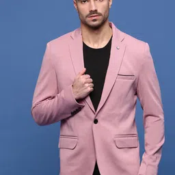 SHOWOFF Slim Fit Single Breasted Casual Blazers-image-85