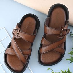 HERE&NOW Men Comfort Sandals With Buckle-image-102