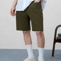 The Souled Store Greenlake Men Denim Shorts-image-2