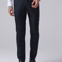 GENTLEREN Men Relaxed Slim Fit Formal Trousers-image-47