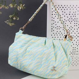 Mochi Women Abstract Printed Half Moon Handheld Bag-15