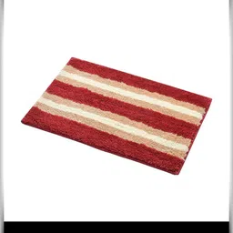 GBL COLLECTION Red Super Water Absorbent Bath Rugs image 2