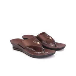 PENNEN Women Printed Wedge Heels-43