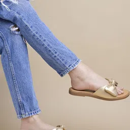 Stylestry Girls Embellished Party Open Toe Flats-28