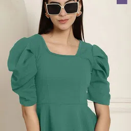 Metronaut Pack Of 2 Puff Sleeve Peplum Top-10