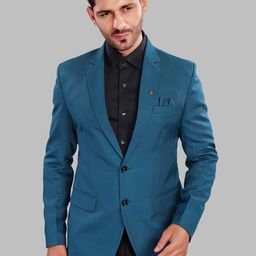 UR ETHICS Double Breasted Slim Fit Blazers-image-88