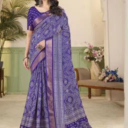 J 6 DESIGNER Bandhani Printed Saree-picture-12