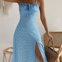 JC Mode Print A-Line Midi Dress-image-60