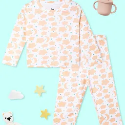 The Mom Store Unisex Kids Printed Night suit-image-96