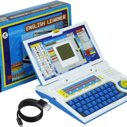 Learning Laptop Educational Computer Toys with Mouse & USB Cable, LED Display-11