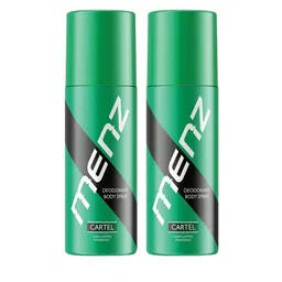MENZ Men Set Of 2 Cartel Long Lasting Deodorant Body Spray 150 ml Each-14