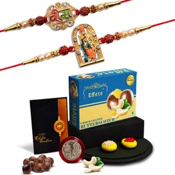 DeoDap 4-Piece Unisex Chocolate And Rakhi Gift Set-picture-8