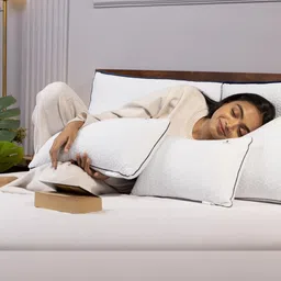 Sleepstore White Set of 4 Fibre Filled Polyester Breathable Sleep Pillows-picture-45