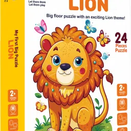 My First Big Puzzle Lion Jumbo jigsaw puzzle for Kids (25 Pieces) (1592)-picture-26