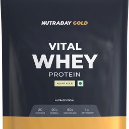 Gold Vital Whey Protein for Beginners, 20.4g Protein- 1kg, Kesar Kulfi Whey Protein-image-73