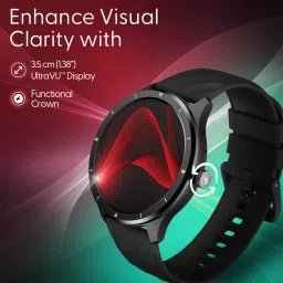 Fastrack Revoltt FR2-1.38''|Advanced Blazing Fast UI|Working Crown|AIVoice Assistant|IP68 Smartwatch image 2