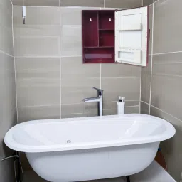 Small Size Compact Multipurpose Bathroom Mirror Cabinet Wall Hung for Storage Polypropylene Wall Shelf-image-22