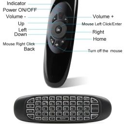 ORLOV 3 in 1 Universal Air Mouse Remote with Keyboard - 2.4 Ghz Wireless Connection Air Fly Smart Remote for PC, Smart TV, Android TV Box image 5