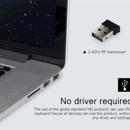 ORLOV 3 in 1 Universal Air Mouse Remote with Keyboard - 2.4 Ghz Wireless Connection Air Fly Smart Remote for PC, Smart TV, Android TV Box image 3