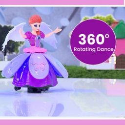 360 Degree Rotating Musical Dancing Doll with Lights-9