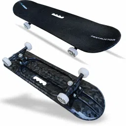 Destructor Carbon Graphite Fiber Skateboards Suitable for Age Group Above 8 Years 31 inch x 8 inch Skateboard-image-4
