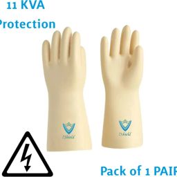 Vidyut 11 KVA Electric Shock Proof industrial Safety Gloves (1 Pair) LatexSafety Gloves-image-33