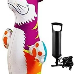 3D Tiger Bop Bag With Air Pump For Children (Minimum Age 3 Years) Inflatable HitMe Toys-25