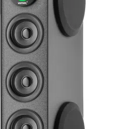 Vemax Vegas 5.0 Wireless Bluetooth Double Woofer 90W Tower Speaker Karaoke MIC USB FM 90 W Bluetooth Tower Speaker-image-17