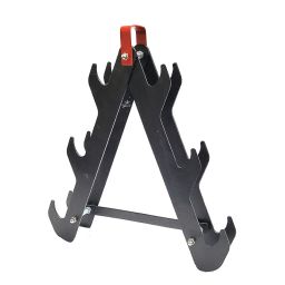 Protoner foldable dumbbell rack for 3 pairs with top handles for movement image 2