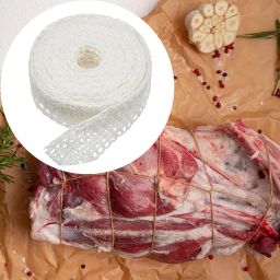 UJEAVETTE Meat Netting Roll Elastic Sausage Packaging Net for Grilling Cooking Kitchen 10m image 5