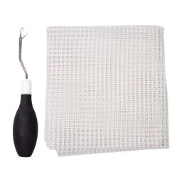 CALANDIS Latch Hook Tool Set Mesh Canvas Carpet Hook for Carpet Art Crafts Rug Making Black | Latch Hooking Kits | Latch Hooking | Rug Making image 2