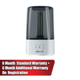 iBELL HU350P Humidifier – 3.5 L Capacity, Ultra-Quiet Operation, 360° Rotating Nozzle, Adjustable Mist Control, Ambience Lights, Up to 24 Hours Continuous Run Time (Black) image 1