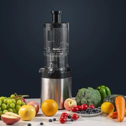 Russell Hobbs RJE180V 180W Cold Press Whole Slow Juicer | Copper Motor, Ultra-Wide Feed Chute | 500ml Jug & Pulp Containers | Reverse Function & Drip-Free Smart Cap | Quiet Operation | 2-Year Warranty image 2