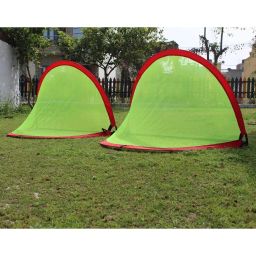 Roxan Model Pop Up Goal Pair Portable Soccer Goals with Carry Bag Long Life Durable Frame Quick Setup Easy Fold (Color May Vary) image 2