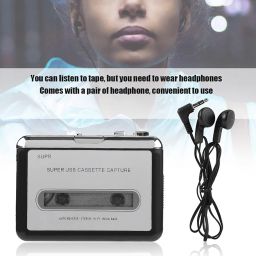 Convenient Cassette Player, Portable Practical Sturdy Easy to Use Plug and Play Cassette Tapes, for Gift Listen to Song image 5