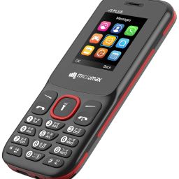 Micromax All-New J3 Plus Sleek & Stylish |Keypad Mobile with 1.77" Screen|1000 MAH Battery | Bright Torch| Wireless FM | Black red image 4