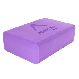 Arrowmax Yoga Block High Density EVA Foam Non-Slip Workout Brick to Improve Poses Balance Flexibility Support Strength Training Exercise-Pack of 2 (PURPLE) image 2