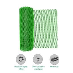 Jaliwala 4 Feet Height X 82 Feet Length UV Stabilized PVC Tree Guard Net_Fencing net_Fencing Mesh_Anti Bird Net_Green Color image 1