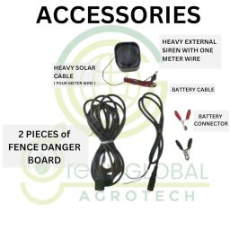 GREEN GLOBAL AGROTECH Zatka Machine 12KV Solar Fence Energizer Highly Efficient Security System for Agricultural Farms 40 Acre Area Covered" PWM Solar Charge Controller image 4