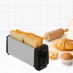Counter Toaster US Plug 4 Slices Breakfast Machine for Snacks Cooking Baking image 3