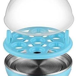 VT ENTERPRISE Electric Egg Boiler with Automatic Off – 7 Egg Capacity Egg Cooker and Poacher for Boiling Steaming Frying – 350W – Multicolor_2 image 3