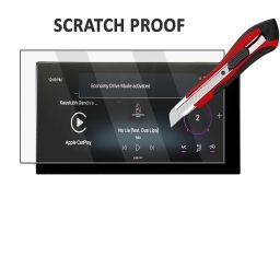 Screen Guard For TATA CURVV EV 10.25 Inch Infotainment System + Instrument Cluster + Steering + AC Control Guard / 2024 Curvv.EV Accomplished & Accomplished+S Display Guard Accessories [Not Tempered Glass] 10.25 inch image 3