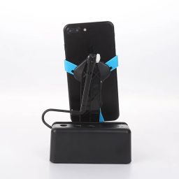 Silent Mobile Phone Shaker Automatic Pedometer with Fun Brush Feature - Easy Step Counter & Tracker, Rechargeable with C-Type USB, Compatible for All Mobiles, Ideal for Walking, Safe Run image 1