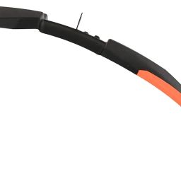 Dark Horse® Bicycle Dual Tone Front & Rear Mudguard with Unbreakable Plastic Clamp, Black-Orange image 5