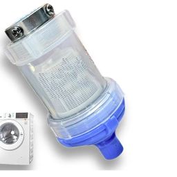 Universal Water Softner for Fully Automatic Washing Machine | Inlet Joint Filter Adapter Front/Top Load Washing Machine & Dishwasher Inlet Dust Filter/Filter with SS Connector (Pack of 1) image 1