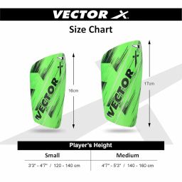 VECTOR X VRX7 Shin Guard in Assorted Colours Football Shin Guard (Pack of 3 Pair) (3) image 4